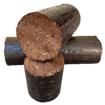 Bûche densifiée de Nuit - Bois compressé longue durée