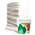 Charger l&#39;image dans la galerie, Flammes Vertes Granulés de Bois - 65 sacs 975kg
