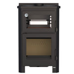 Charger l&#39;image dans la galerie, Poêle à bois avec four et plaque de cuisson Pramoda - 14 Kw
