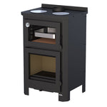 Charger l&#39;image dans la galerie, Poêle à bois avec four et plaque de cuisson Pramoda - 14 Kw
