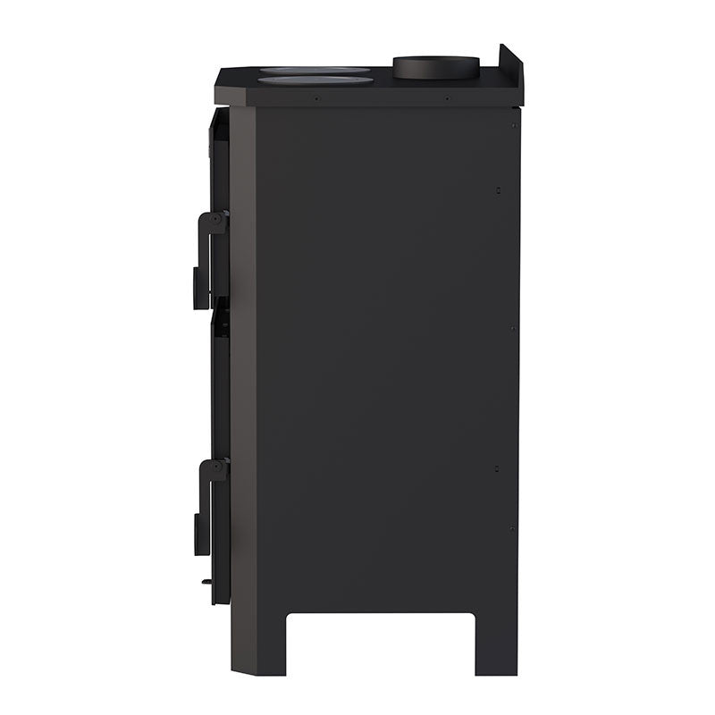 Poêle à bois avec four et plaque de cuisson Pramoda - 14 Kw